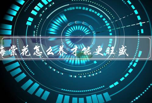 海棠花怎么养才能更旺盛（浇水／日照／施肥）