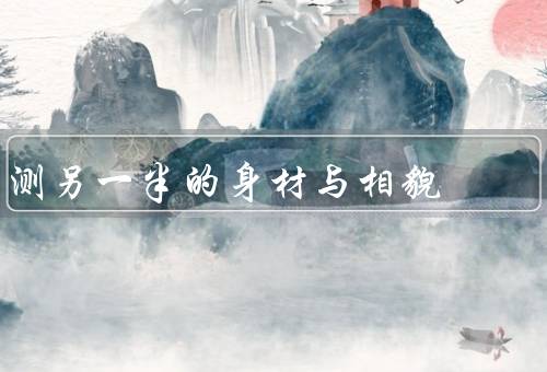 测另一半的身材与相貌（测量身高体重／观察五官特征／评估身体比例）