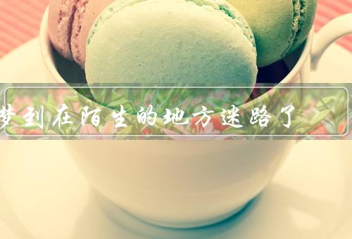 梦到在陌生的地方迷路了，感受／原因／找到回家方法