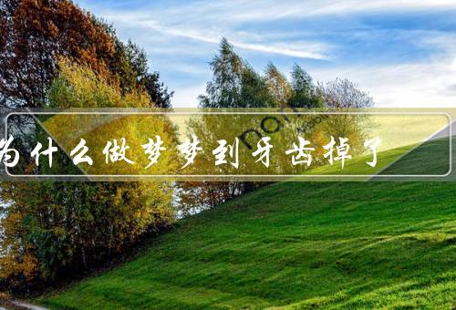 为什么做梦梦到牙齿掉了，牙齿掉了的象征意义／生活中的压力和焦虑