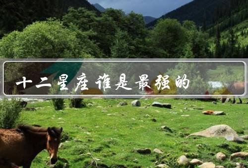 十二星座谁是最强的，白羊座、狮子座、天蝎座