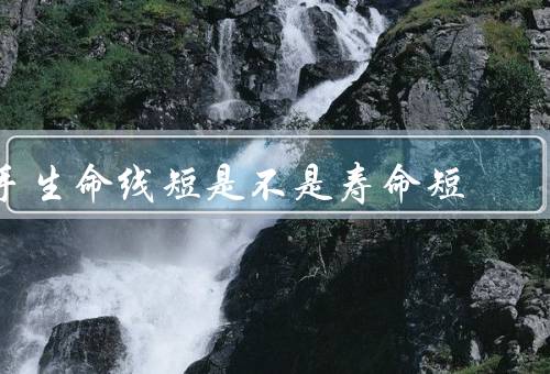 手生命线短是不是寿命短（生命线的含义、其他手相线条的重要性）