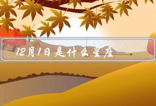 12月1日是什么星座，特点、12月1日是开始