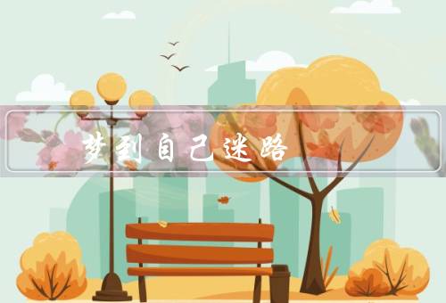 梦到自己迷路 很着急，陌生的街道／人群中／时间的迷宫中