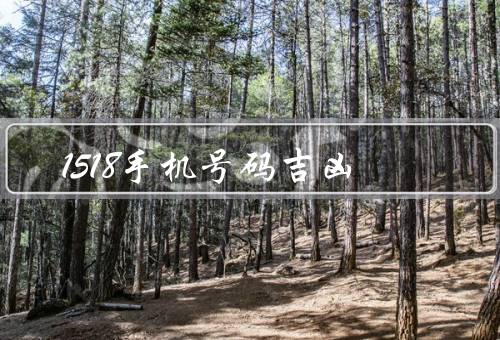 1518手机号码吉凶，基本含义／1518的吉凶分析／结论