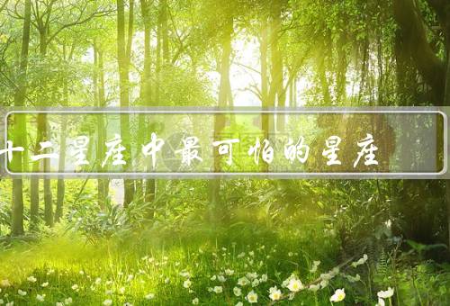 十二星座中最可怕的星座，复仇心理、狡诈和谎言、独立和坚毅