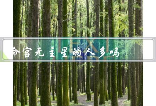 命宫无主星的人多吗，缺乏特定的能力／其他优势／幸福与满足