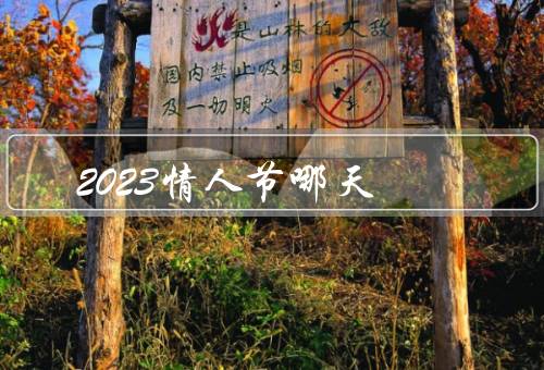 2023情人节哪天，起源／习俗／2023年期待