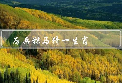 厉兵秣马猜一生肖（起源、游戏规则、意义和传承）