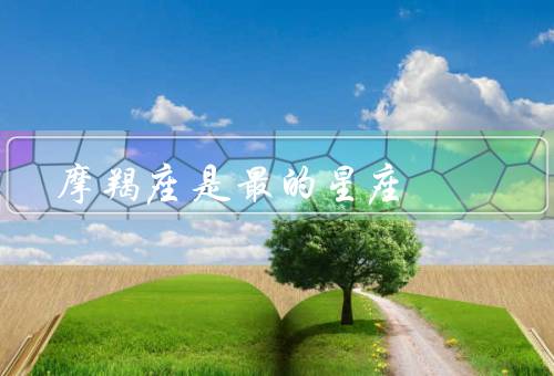摩羯座是最垃圾的星座（不合群／固执己见／冷漠无情）