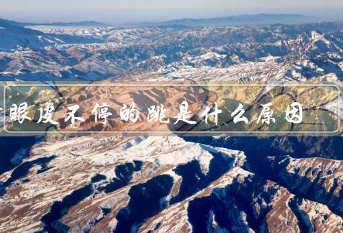 右眼皮不停的跳是什么原因（眼肌疲劳／眼睑痉挛／压力和焦虑）