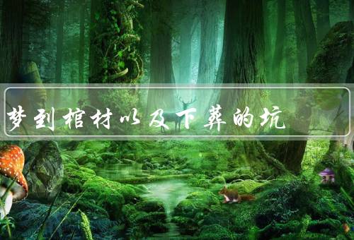 梦到棺材以及下葬的坑，棺材的含义／下葬的坑的含义