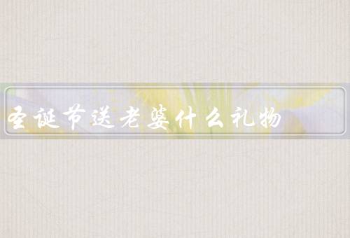 圣诞节送老婆什么礼物（温馨贴心、浪漫惊喜、定制个性）