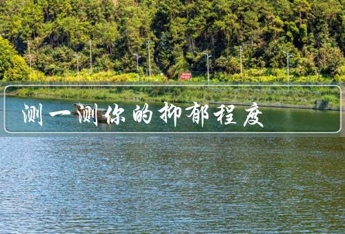 测一测你的抑郁程度（自我评估、心理测评、寻求专业帮助）