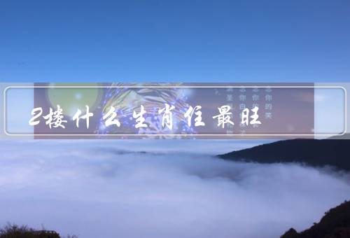 2楼什么生肖住最旺，龙、鼠、蛇