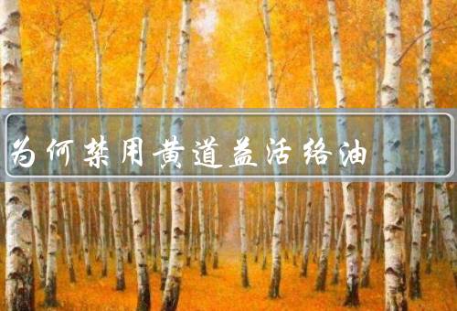 为何禁用黄道益活络油，过敏反应／皮肤损伤／孕妇和儿童