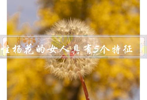 水性杨花的女人具有5个特征，表面温柔、善于控制情感
