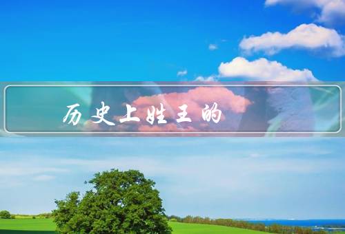 历史上姓王的皇帝，秦始皇／唐太宗／明成祖