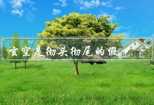 玄空风水是彻头彻尾的假风水，没有科学依据／只是一种迷信的追求