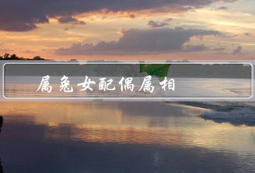 属兔女最佳配偶属相（温柔体贴／包容宽厚／稳重可靠）