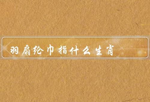 羽扇纶巾指什么生肖，生肖鸡／象征意义