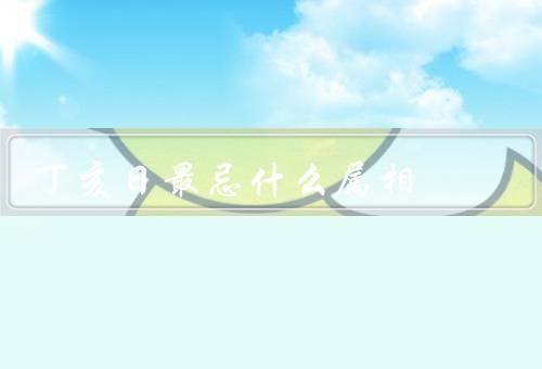 丁亥日最忌什么属相，猴子、兔子、鸡