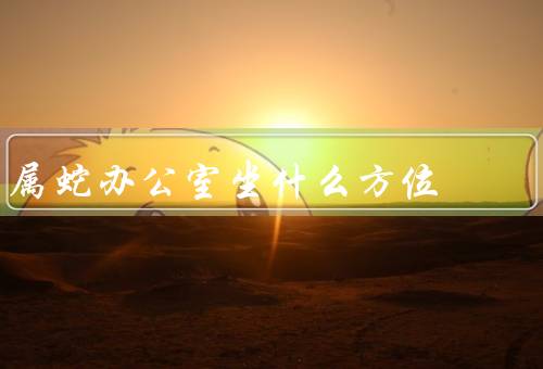 属蛇办公室坐什么方位，坐北朝南／坐东朝西／坐南朝北