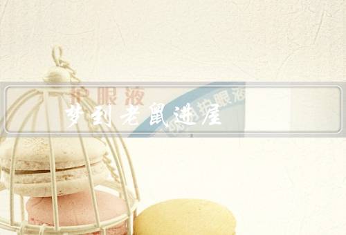 梦到老鼠进屋 驱赶老鼠，老鼠的危害／清洁卫生／堵塞隐患