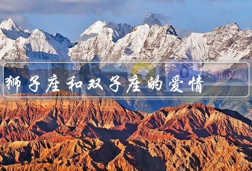 狮子座和双子座的爱情，狮子座的魅力／双子座的聪明才智