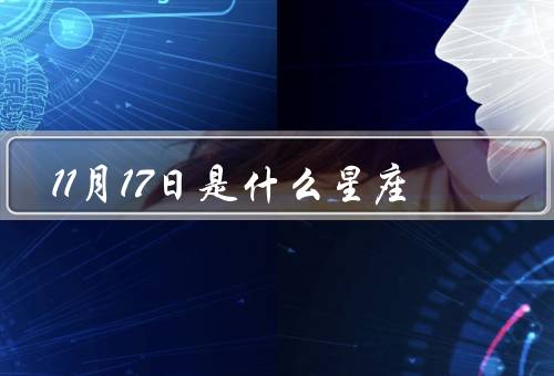 11月17日是什么星座，特点／优点／爱情观