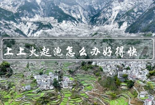 嘴上上火起泡怎么办好得快，口腔清洁／局部护理／饮食调理